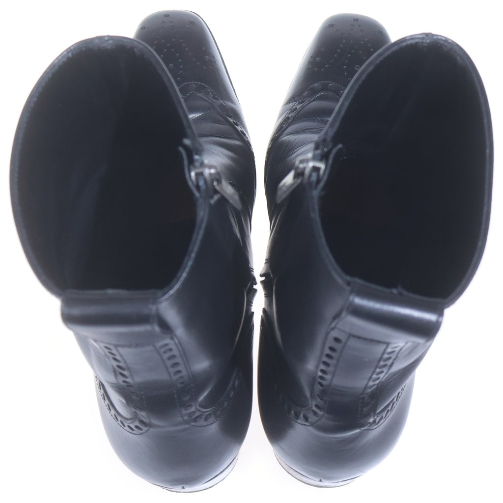 YVES SAINT LAURENT(イヴサンローラン) JOHNNY BOOTS イタリア製 レザー ジョニーブーツ ブラック 175937