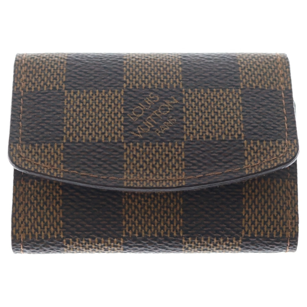 LOUIS VUITTON(ルイヴィトン) カフスリンクス ブトン ドゥ マンシェット ボタンカフス ダミエカフスケース付き ブルー/シルバー レディース