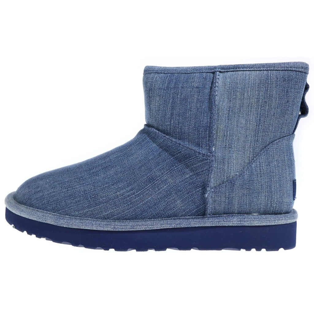 UGG(アグ) M CLASSIC MINI WASHED DENIM クラシックミニ ウォッシュドデニム ムートンブーツ インディゴ US9/27cm 1011737