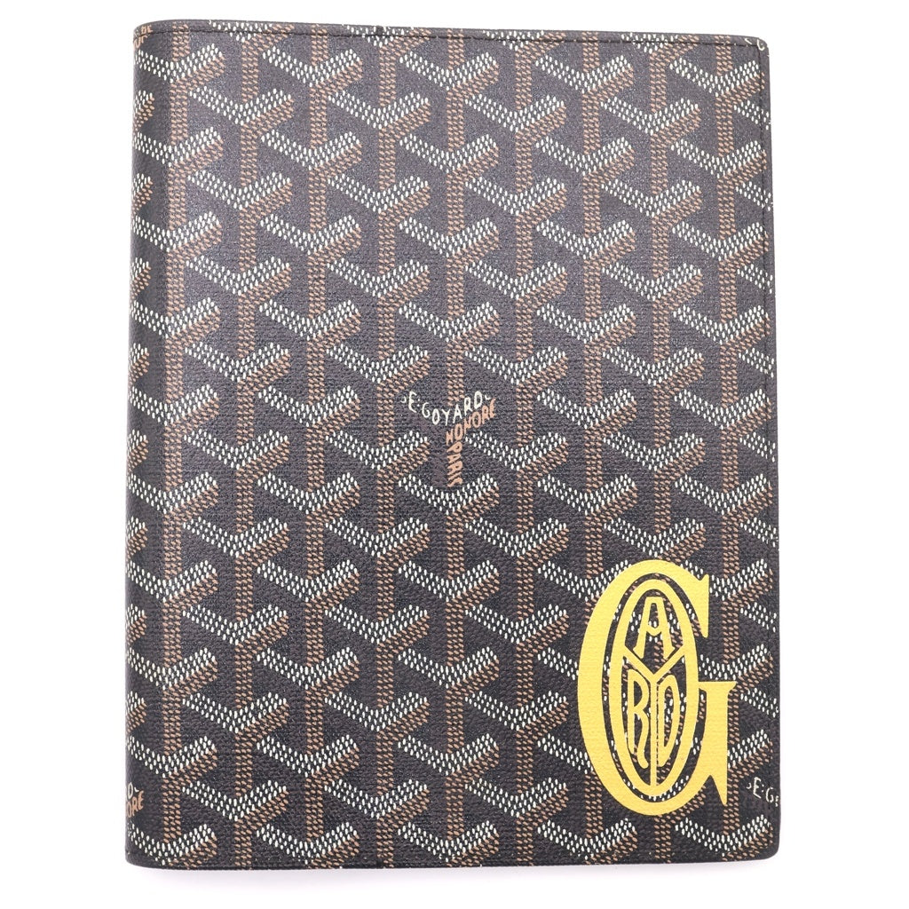 GOYARD(ゴヤール) CASTIGLIONE COVER ヘリンボーン カスティリオーネ 手帳カバー ブラウン