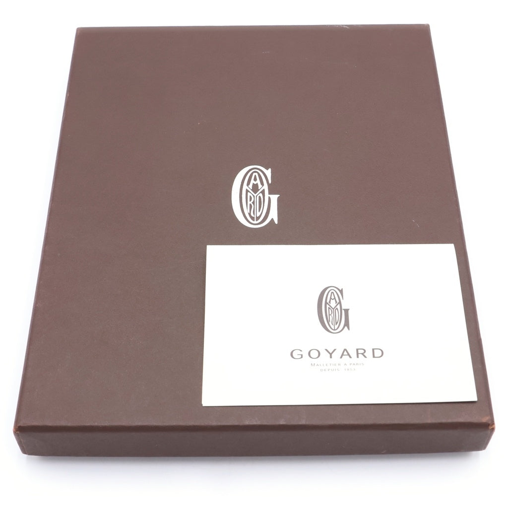 GOYARD(ゴヤール) CASTIGLIONE COVER ヘリンボーン カスティリオーネ 手帳カバー ブラウン