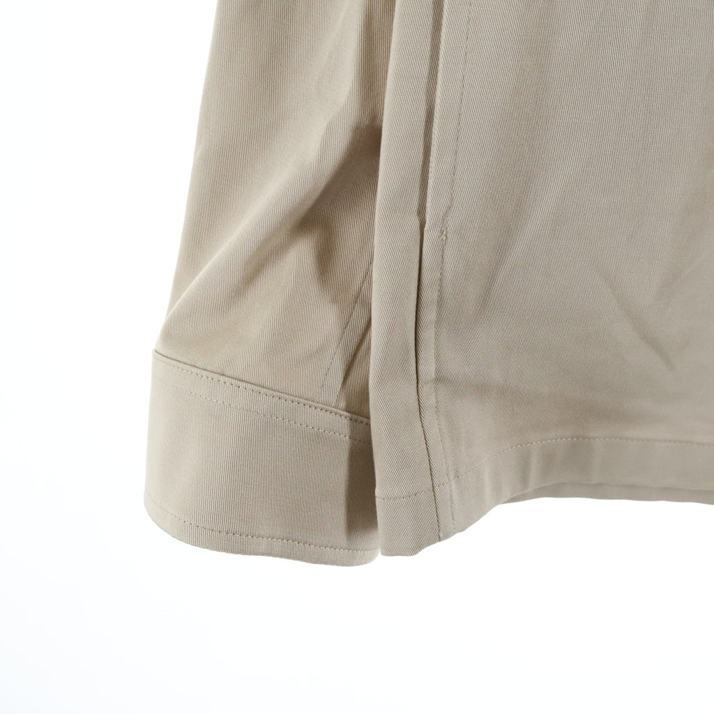 LOUIS VUITTON(ルイヴィトン) 24SS フロックモノグラム カジュアルコットン オーバーシャツジャケット ベージュ RM241MQ FUG HQB45W