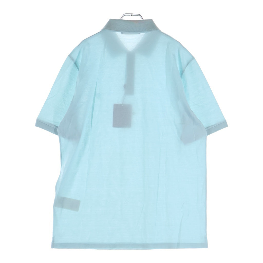 LOUIS VUITTON(ルイヴィトン) 23AW サークルシグネチャーロゴ ショートスリーブ コットンポロシャツ ブルー RM232Q JEA HAJR32