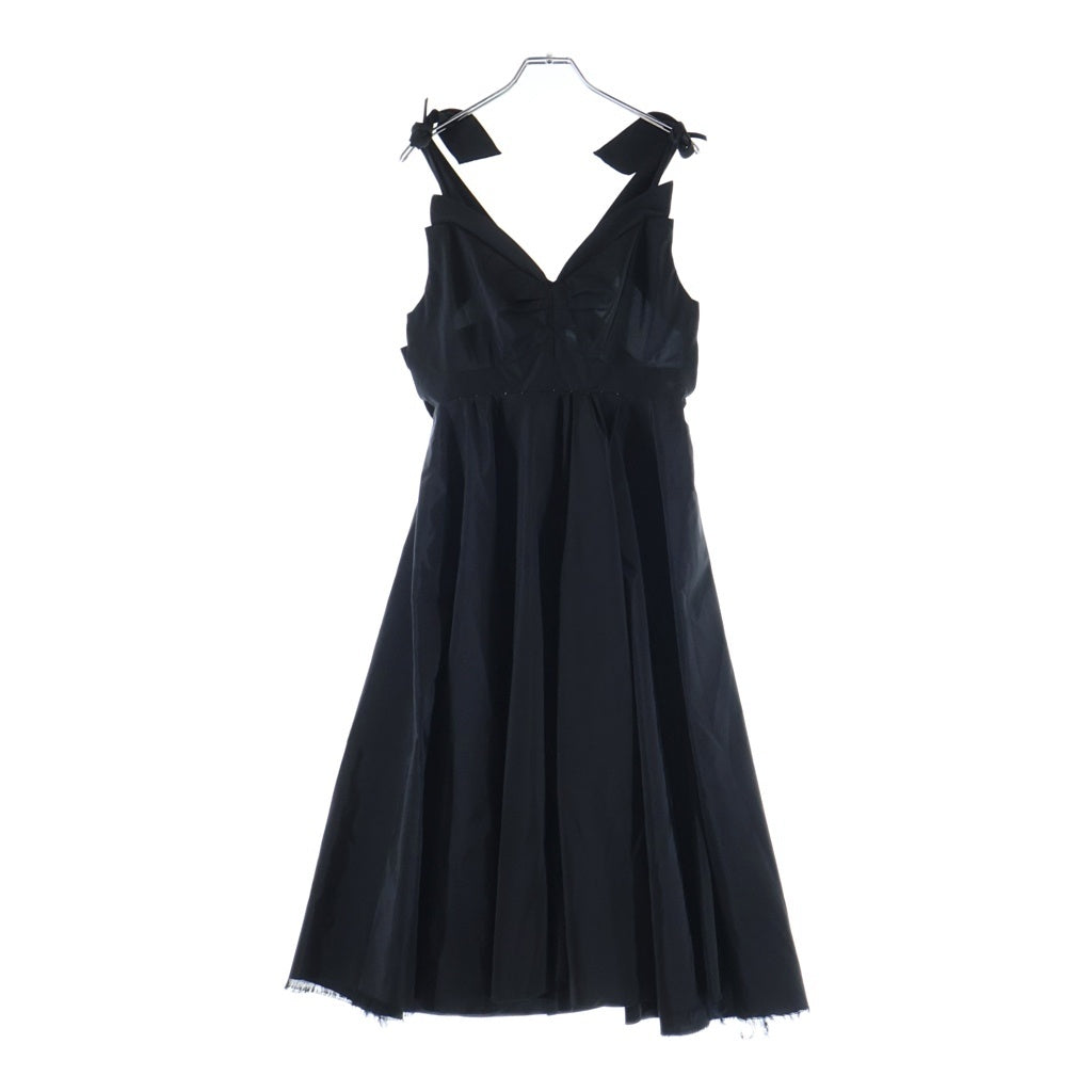 Maison Margiela(メゾンマルジェラ) 24AW BACK STITCH DETAIL POLY SKIRT バック ステッチ ディテール ポリ ロングスカート ブラック S51ME0026 M35131 レディース