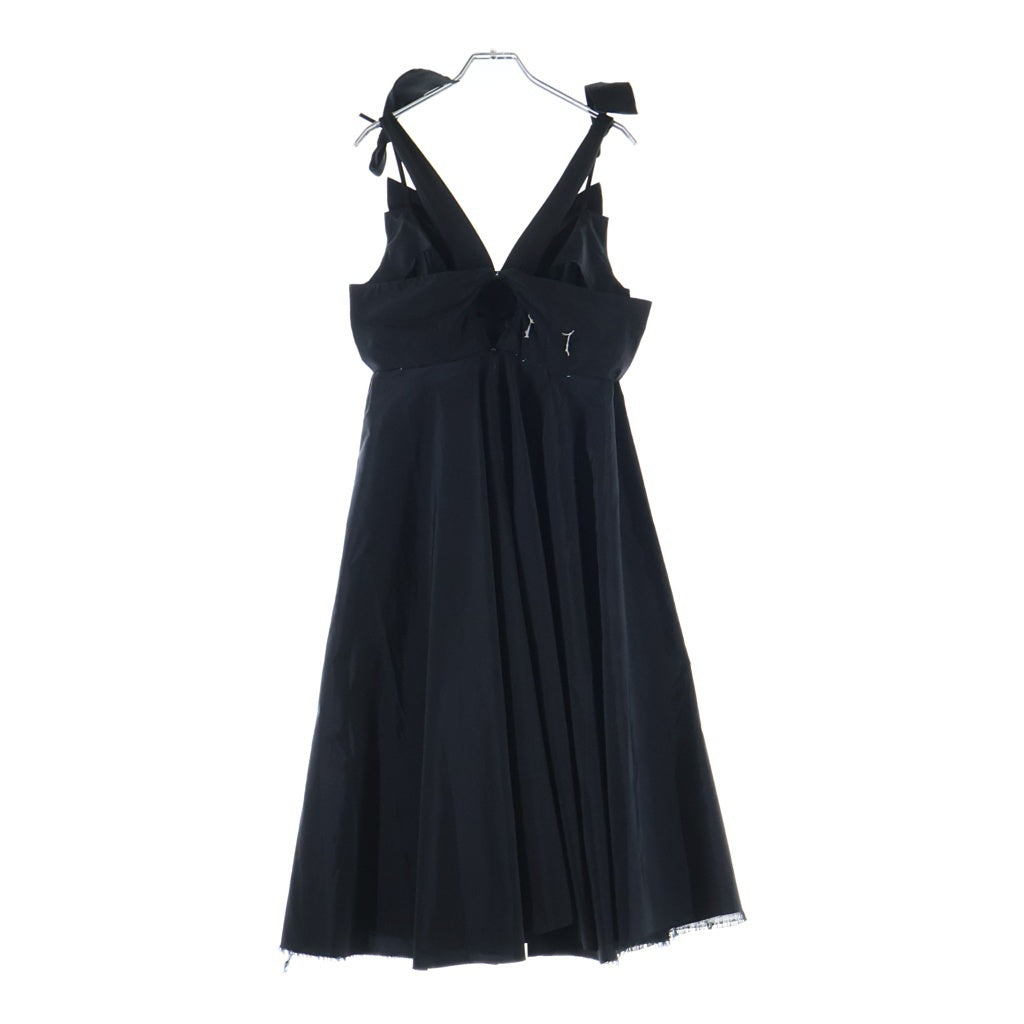 Maison Margiela(メゾンマルジェラ) 24AW BACK STITCH DETAIL POLY SKIRT バック ステッチ ディテール ポリ ロングスカート ブラック S51ME0026 M35131 レディース