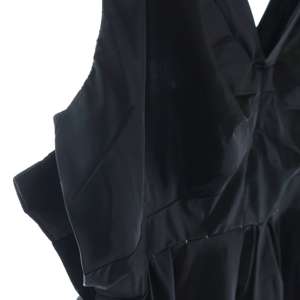 Maison Margiela(メゾンマルジェラ) 24AW BACK STITCH DETAIL POLY SKIRT バック ステッチ ディテール ポリ ロングスカート ブラック S51ME0026 M35131 レディース