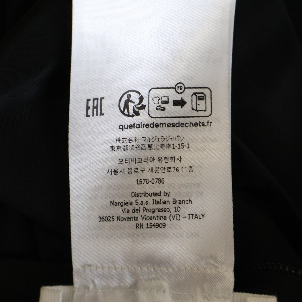 Maison Margiela(メゾンマルジェラ) 24AW BACK STITCH DETAIL POLY SKIRT バック ステッチ ディテール ポリ ロングスカート ブラック S51ME0026 M35131 レディース