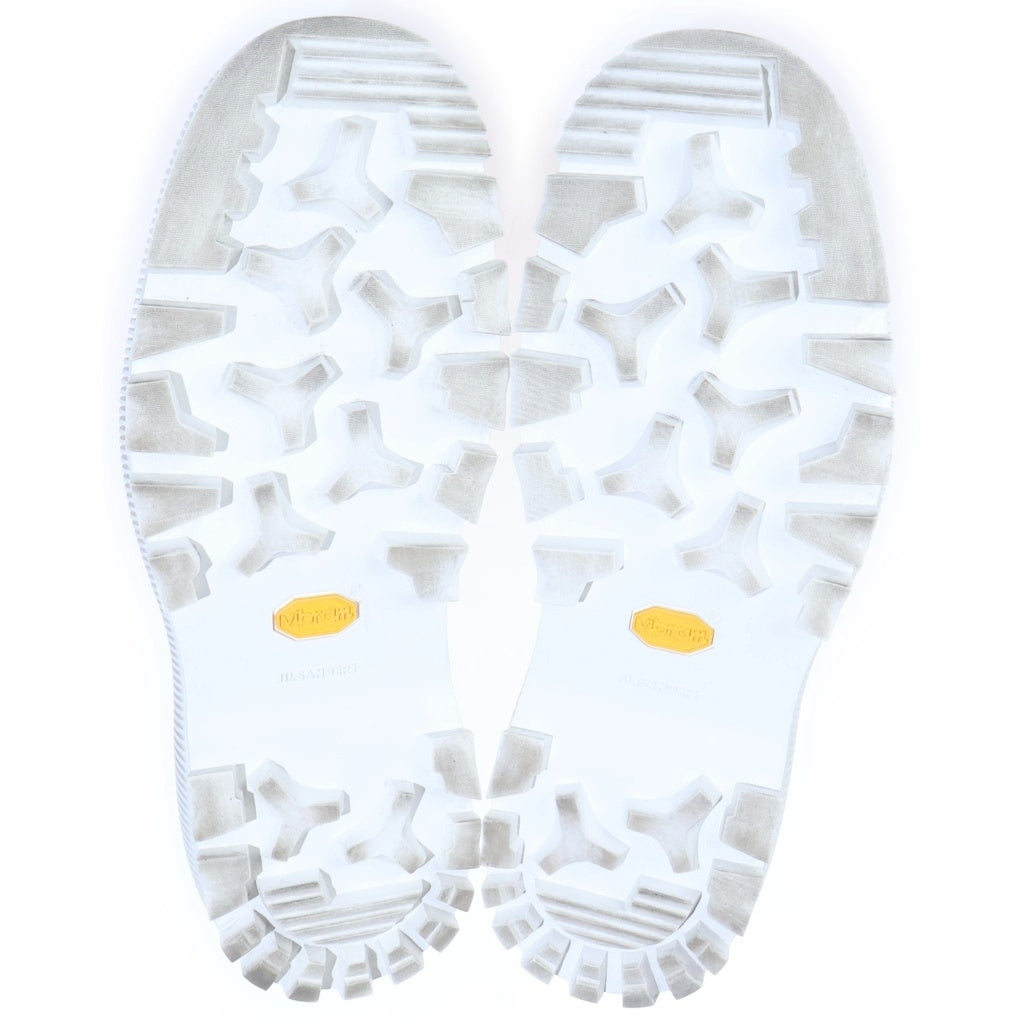 JIL SANDER +(ジルサンダープラス) レースアップカーフスエードスニーカー 厚底シューズ ホワイト J50WS0015