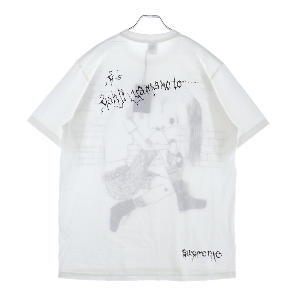 SUPREME(シュプリーム) 25AW ×Y's Thinker Tee ワイズ シンカー コットン クルーネック 半袖Tシャツ カットソー ホワイト