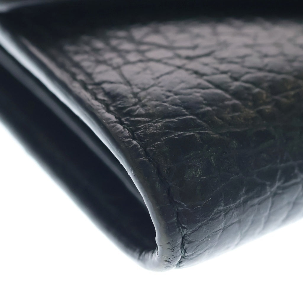 Maison Margiela(メゾンマルジェラ) TRI-FOLD WALLET 4ステッチ レザーウォレット 3つ折り財布 ブラック S56U10136 P0399 T8013