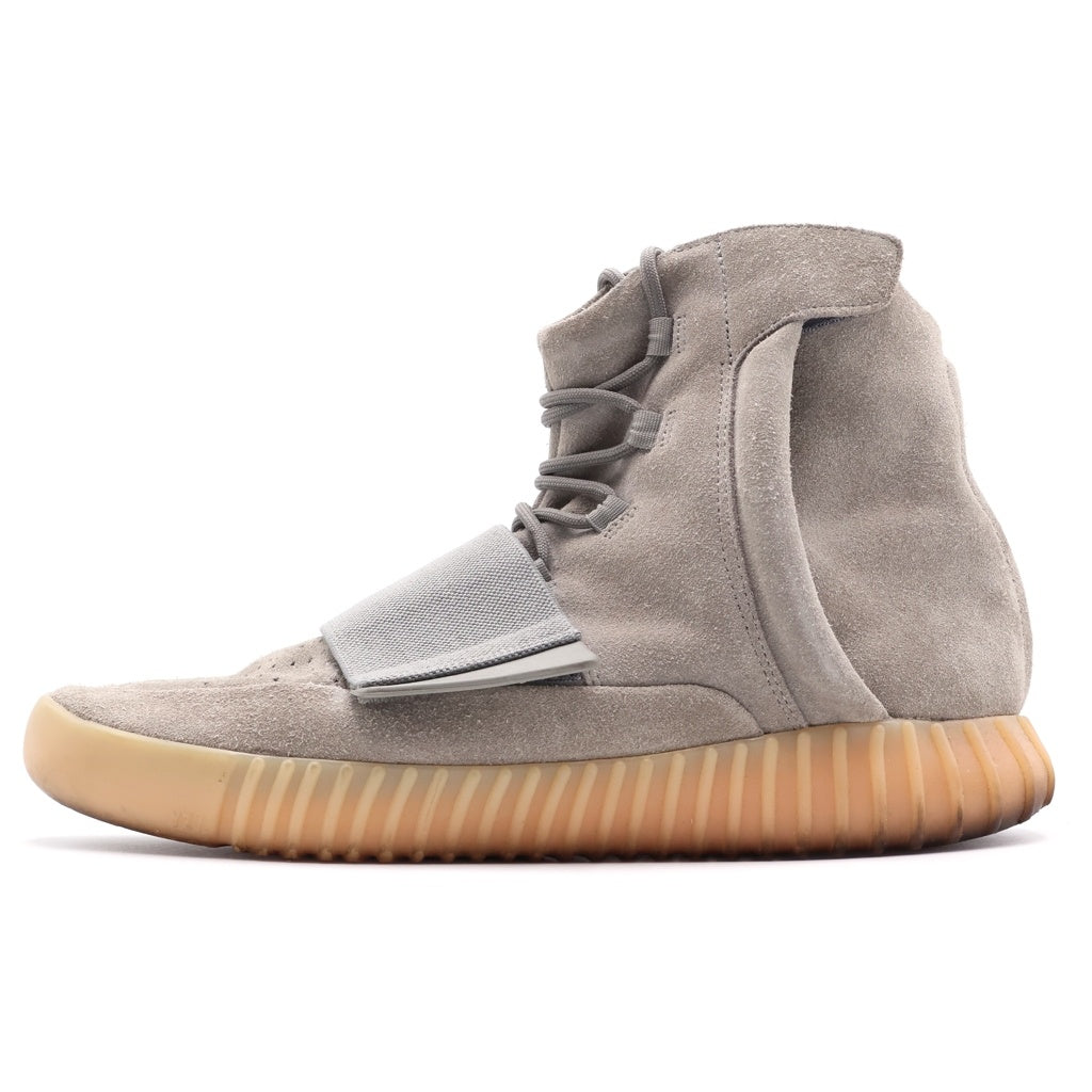 adidas(アディダス) YEEZY BOOST 750 LIGHT GREY イージーブースト750 サイドジップ ベルクロストラップ ハイカットスニーカー グレー US10.5/27.5cm BB1840