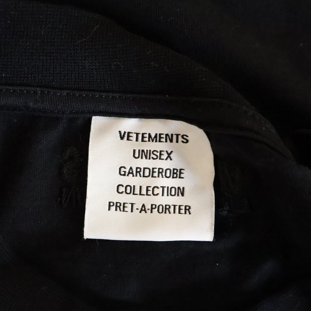 VETEMENTS(ヴェトモン) 21AW ワイルドユニコーン ジュラシックプリントTシャツ 半袖クルーネックカットソー ブラック UA52TR320B