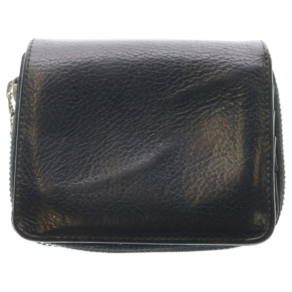 CHROME HEARTS(クロムハーツ) SQ ZIP BILL スクエアジップビル レザーウォレット 財布 ブラック