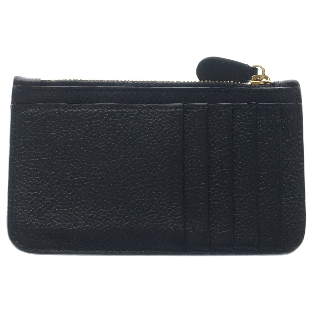 BALENCIAGA(バレンシアガ) CASH COIN AND CARD HOLDER ロゴデザイン レザーキャッシュコインアンドカードホルダーケース ブラック 594214 1IZ4M
