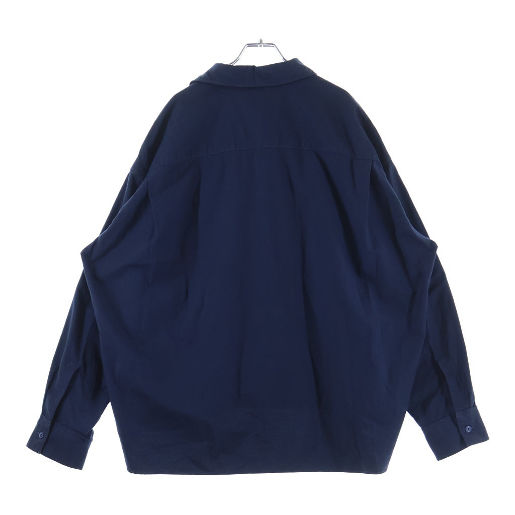 MAISON MIHARAYASUHIRO(メゾンミハラヤスヒロ) 21SS in・stru(men-tal) Long-Sleeve Oxford Shirt インストルメンタル ロングスリーブ オックスフォード長袖シャツ ネイビー I06SH011