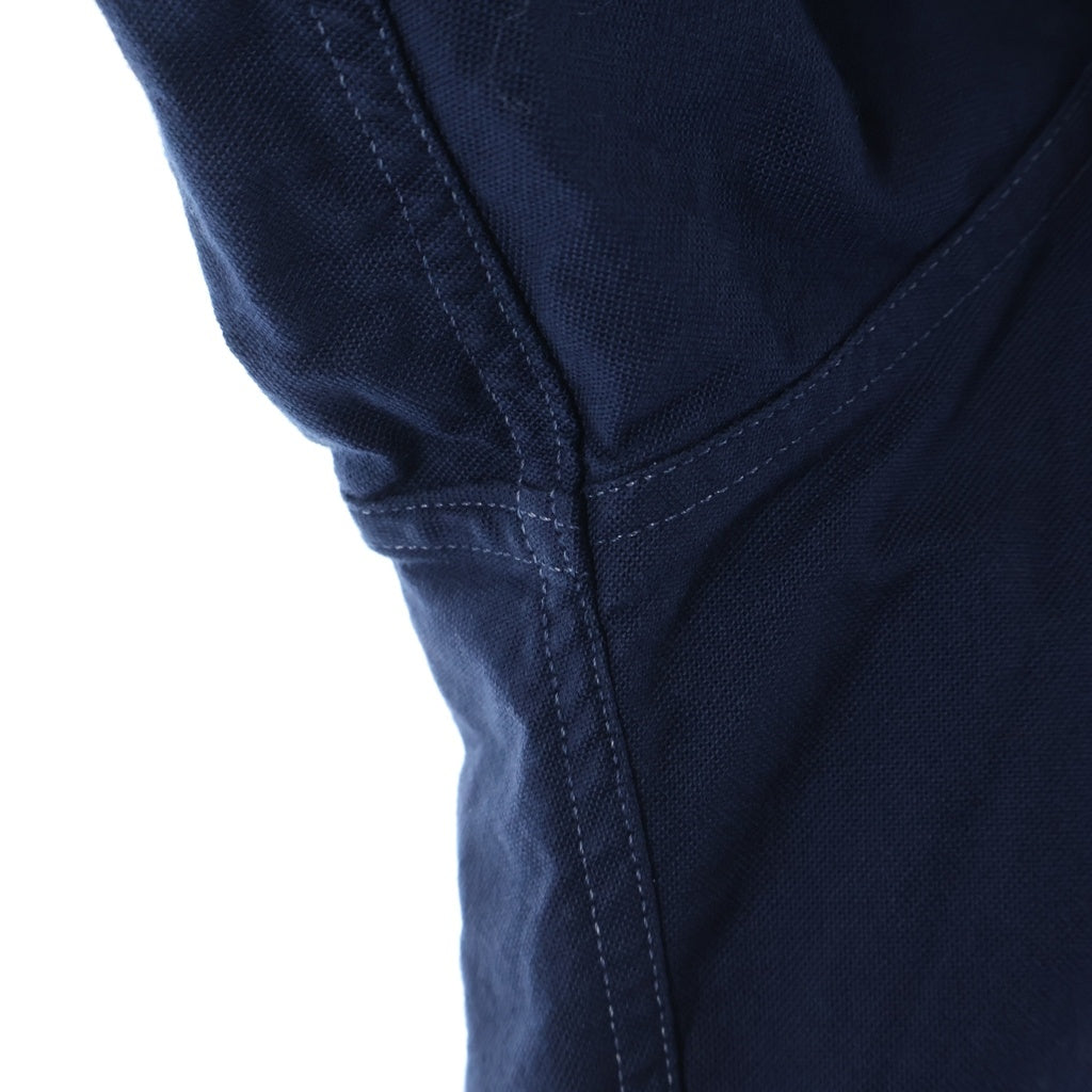 MAISON MIHARAYASUHIRO(メゾンミハラヤスヒロ) 21SS in・stru(men-tal) Long-Sleeve Oxford Shirt インストルメンタル ロングスリーブ オックスフォード長袖シャツ ネイビー I06SH011