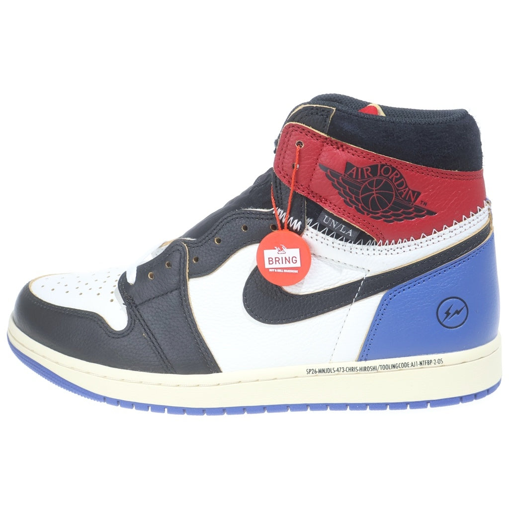 NIKE(ナイキ) ×FRAGMENTDESIGN ×UNION AIR JORDAN 1 HIGH OG フラグメントデザイン ユニオン エアジョーダン 1 ハイカットスニーカー マルチカラー US11/29cm IO7847-002