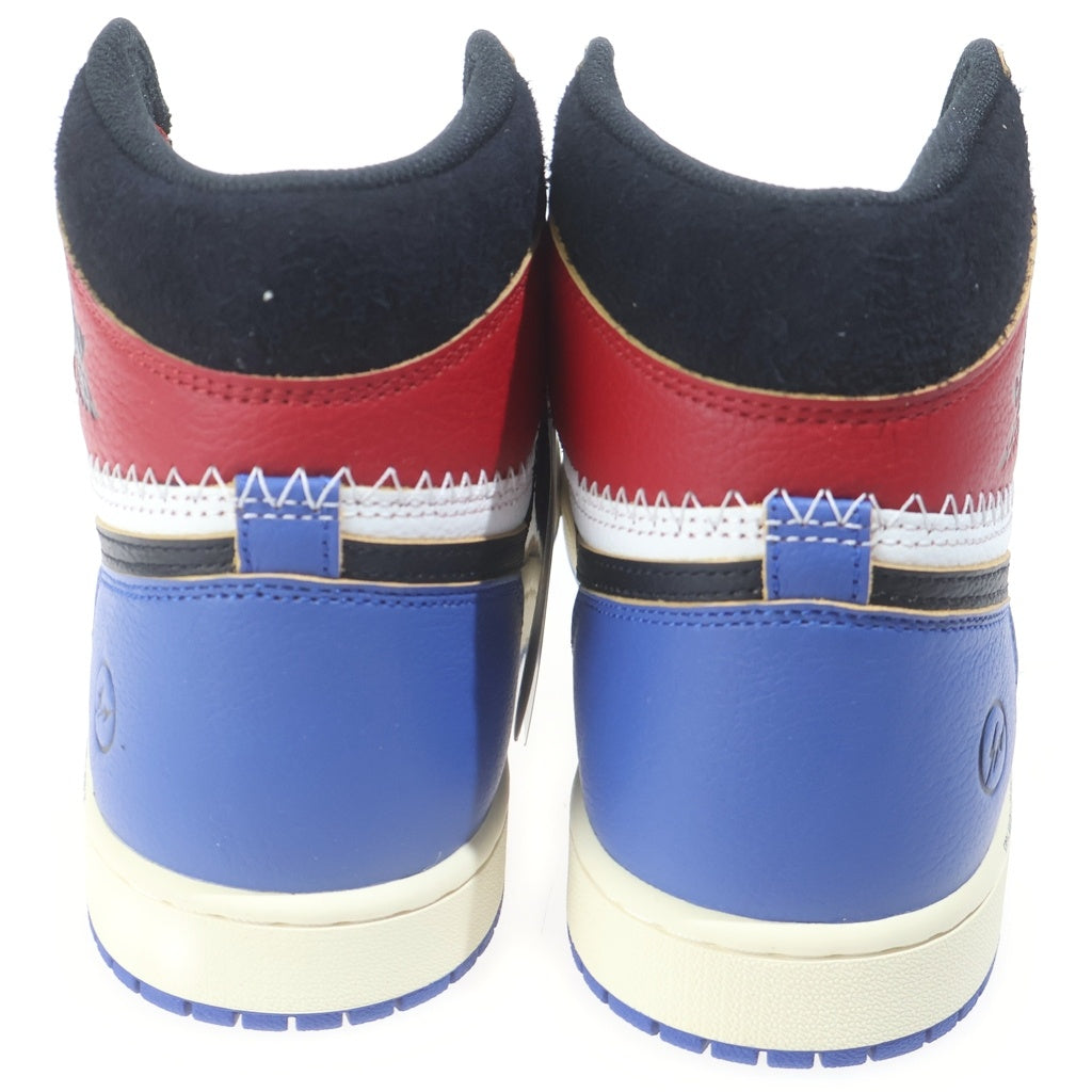 NIKE(ナイキ) ×FRAGMENTDESIGN ×UNION AIR JORDAN 1 HIGH OG フラグメントデザイン ユニオン エアジョーダン 1 ハイカットスニーカー マルチカラー US11/29cm IO7847-002