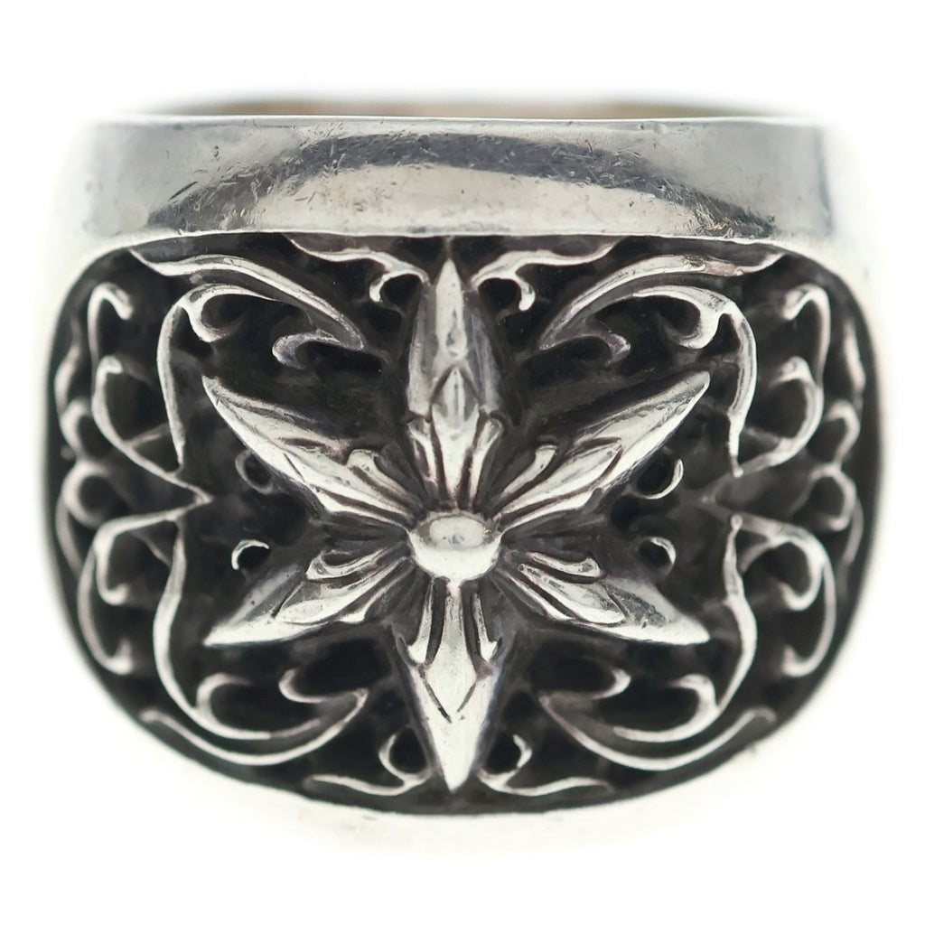 CHROME HEARTS(クロムハーツ) CLSSC OVAL STAR クラシックオーバルスター リング シルバー BCA341