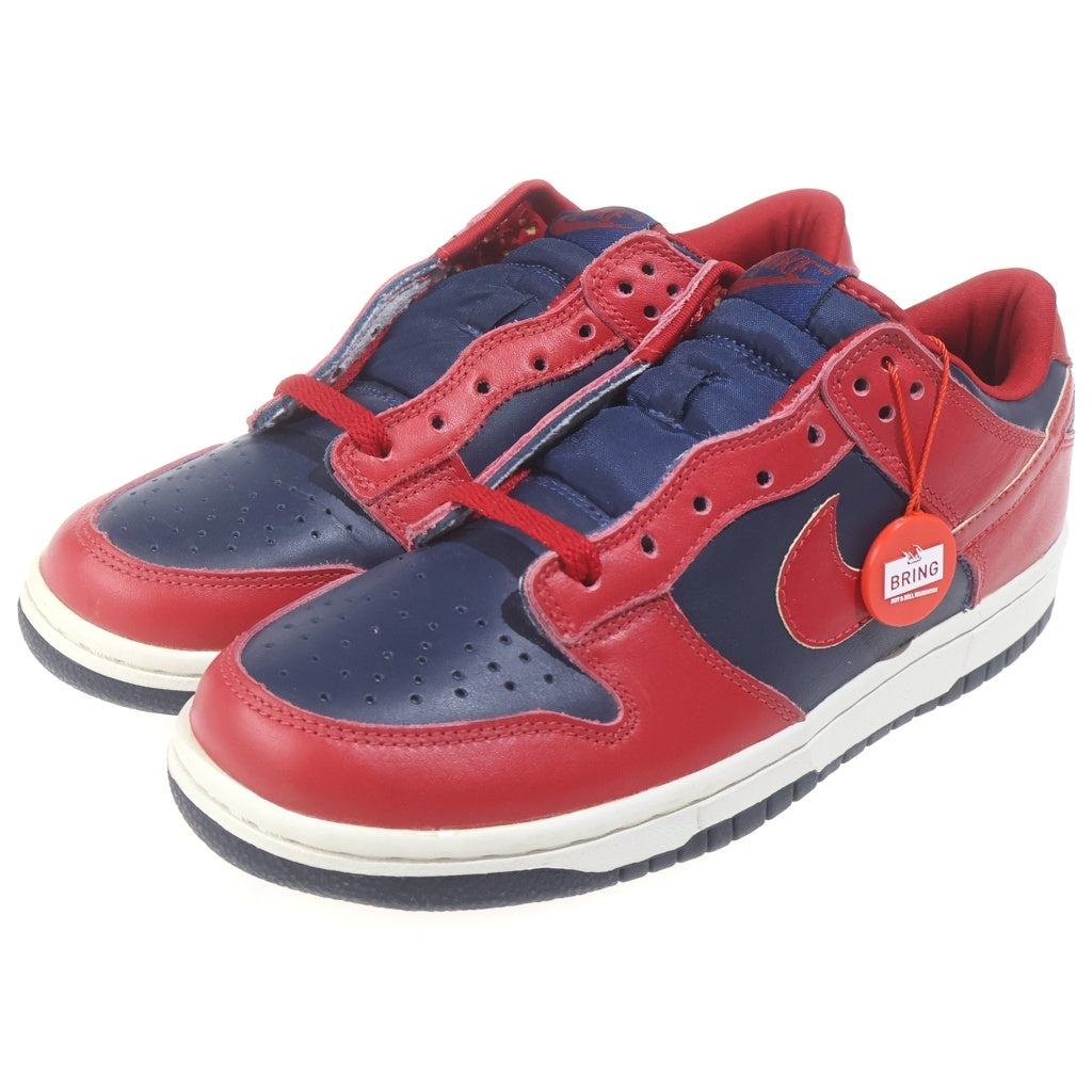 NIKE(ナイキ) 【観賞用 1999年製】 DUNK LOW MIDNIGHT ダンク ミッドナイト ローカットスニーカー レッド/ネイビー US8.5/26.5cm 630358-461