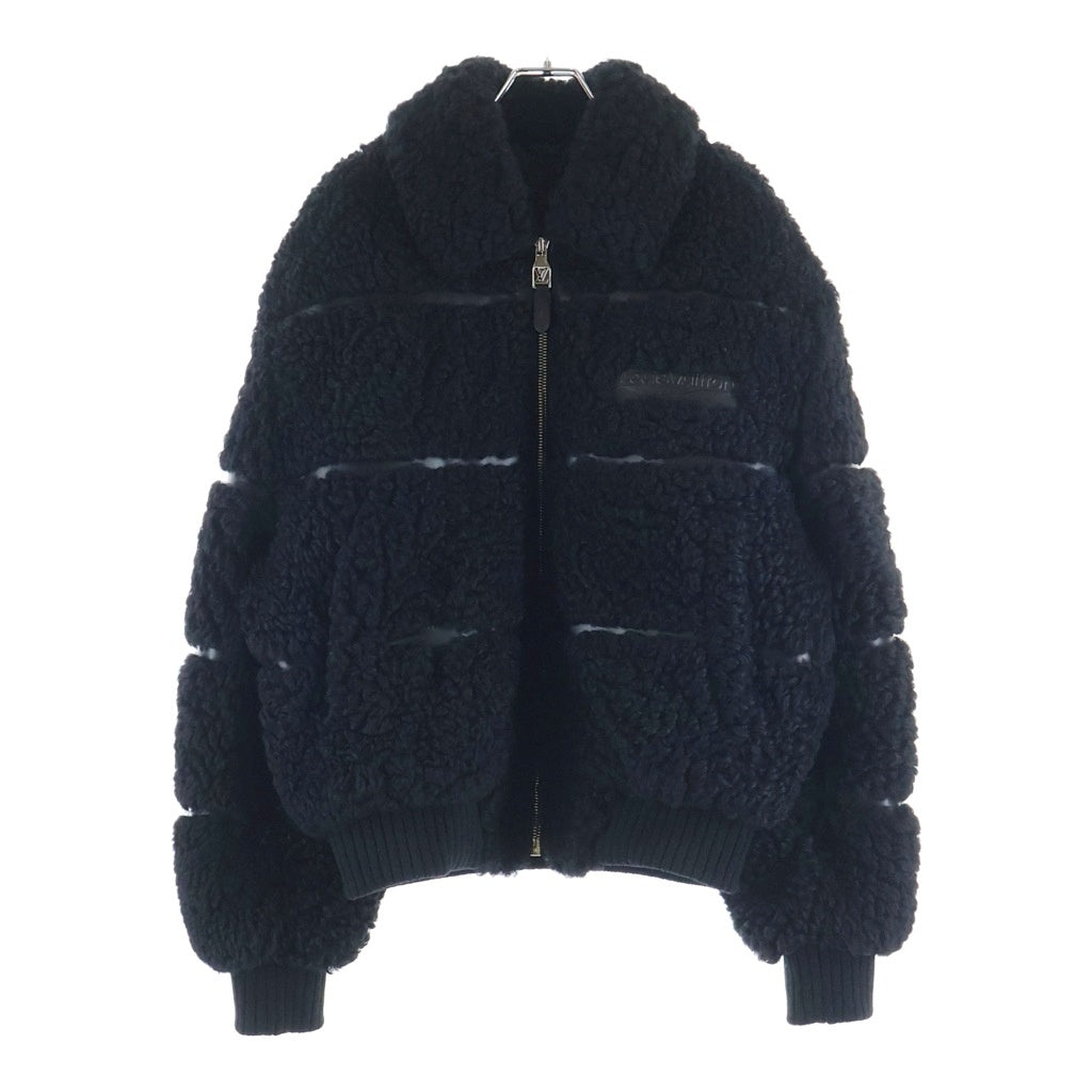 LOUIS VUITTON(ルイヴィトン) 25SS SHEARLING BLOUSON シアリングブルゾン ラムウール ジップアップボアジャケット ブラック RM251M RGW HSL11E