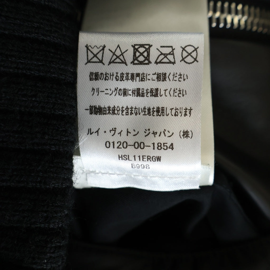 LOUIS VUITTON(ルイヴィトン) 25SS SHEARLING BLOUSON シアリングブルゾン ラムウール ジップアップボアジャケット ブラック RM251M RGW HSL11E