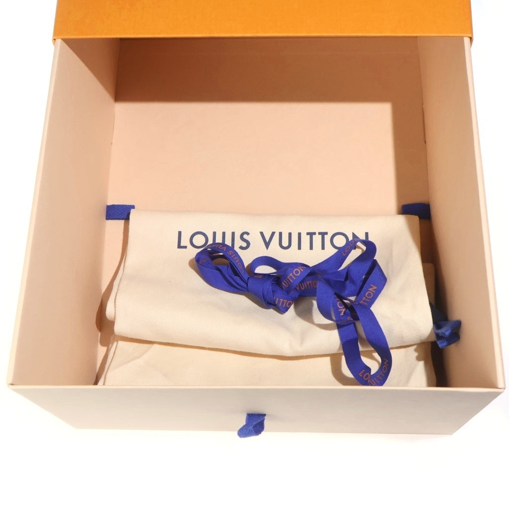 LOUIS VUITTON(ルイヴィトン) EASY MULE イージーミュール エンボス加工 モノグラム カーフレザー サンダル ホワイト