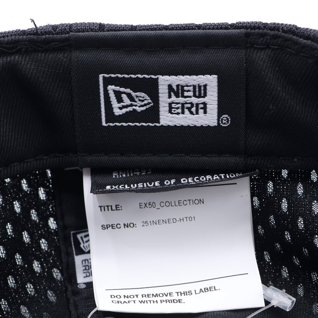 NEW ERA(ニューエラ) 25SS ×WTAPS 9FORTY ダブルタップス ポリエステル メッシュ 6パネル ベースボールキャップ 帽子 ブラック 251NENED-HT01