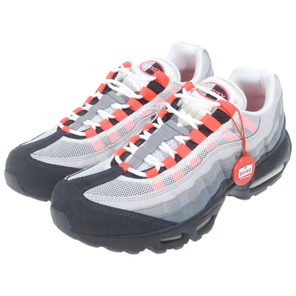 NIKE(ナイキ) AIR MAX 95 SOLAR RED エア マックス ソーラー レッド ローカットスニーカー ブラック/グレー US9.5/27.5cm 609048-106