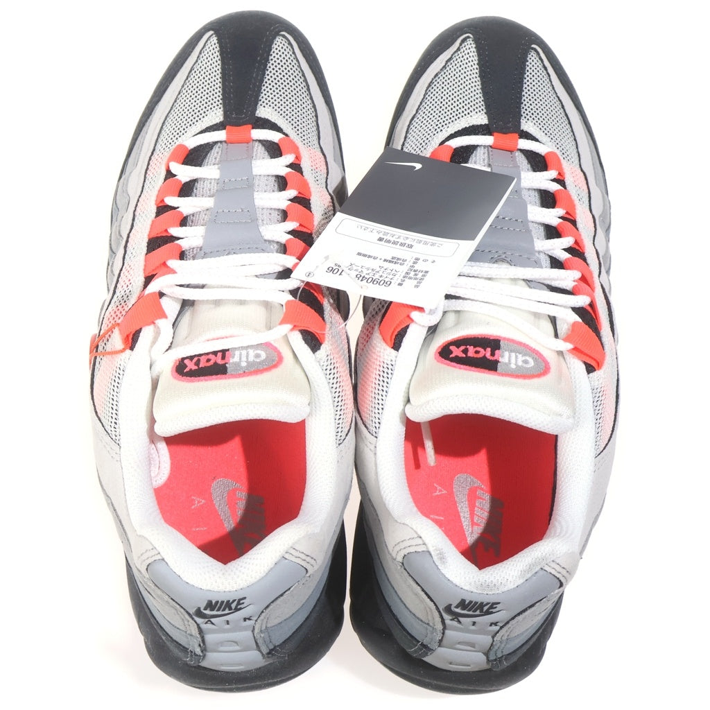 NIKE(ナイキ) AIR MAX 95 SOLAR RED エア マックス ソーラー レッド ローカットスニーカー ブラック/グレー US9.5/27.5cm 609048-106