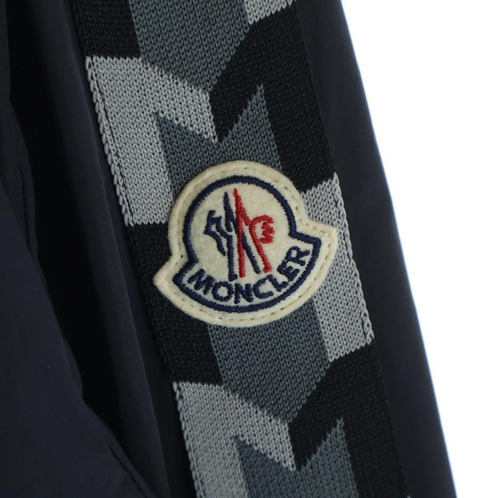 MONCLER(モンクレール) 24SS MOYSE GIUBBOTTO NYLON JACKET モイース ジュボット ジップアップ ナイロン ジャケット ブラック J10911A00047