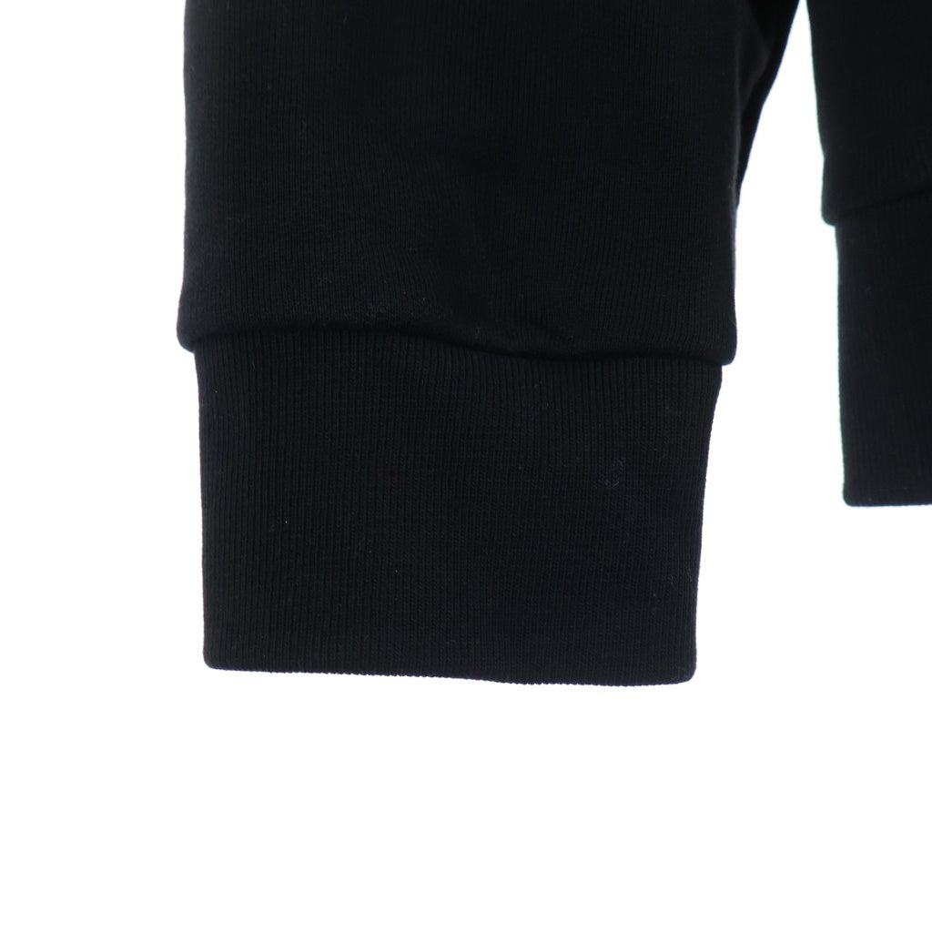 MONCLER(モンクレール) 24SS LOGO MOTIF HOODIE ロゴプリント プルオーバーパーカー フーディー ブラック J10918G00038