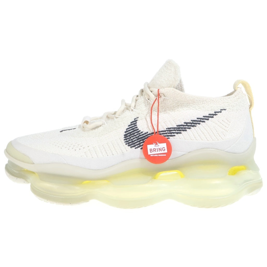 NIKE(ナイキ) AIR MAX SCORPION FK エアマックス スコーピオン フライニット ローカットスニーカー ホワイト US8.5/26.5cm