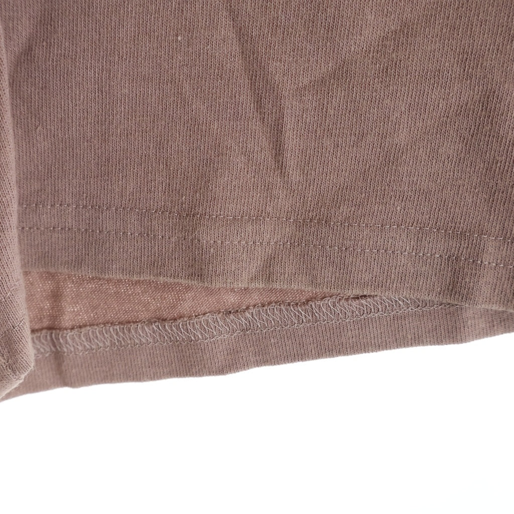 DAIRIKU(ダイリク) 20SS BEACH Half-Sleeve Tee ビーチエンブロイダリー クルーネック半袖Tシャツ カットソー ピンク 20SS C-2