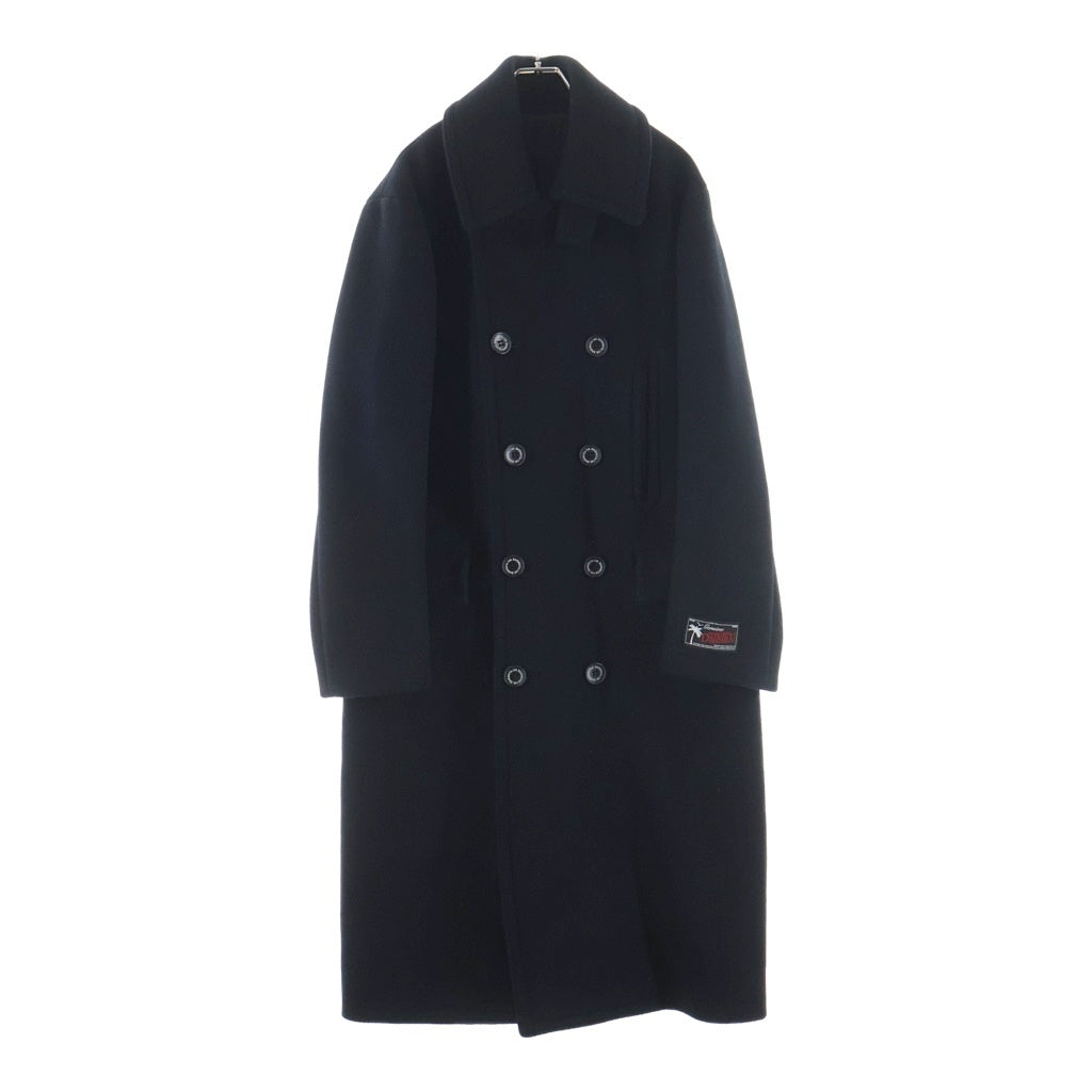 DAIRIKU(ダイリク) 20AW Melton Long P-Coat メルトン ロングPコート ブラック 20AW O-1