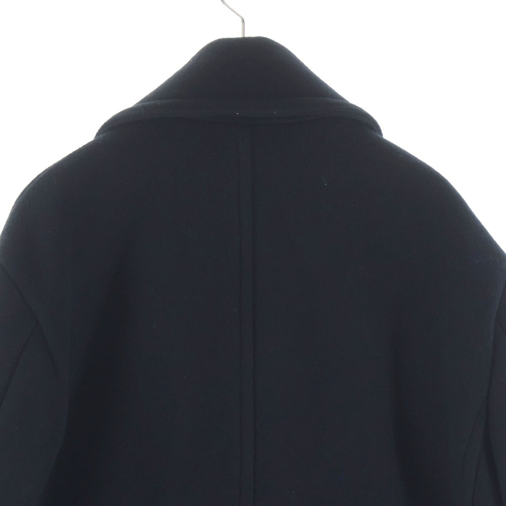 DAIRIKU(ダイリク) 20AW Melton Long P-Coat メルトン ロングPコート ブラック 20AW O-1