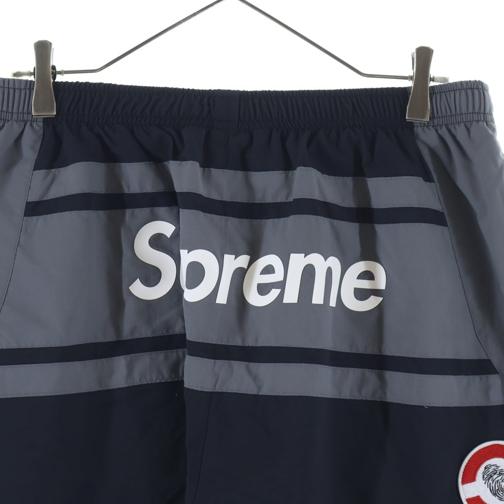 SUPREME(シュプリーム) 24SS ×DUCATI Track Pant ドゥカティ トラック ロゴ エンブロイダリー ワッペン ナイロン パンツ ブラック