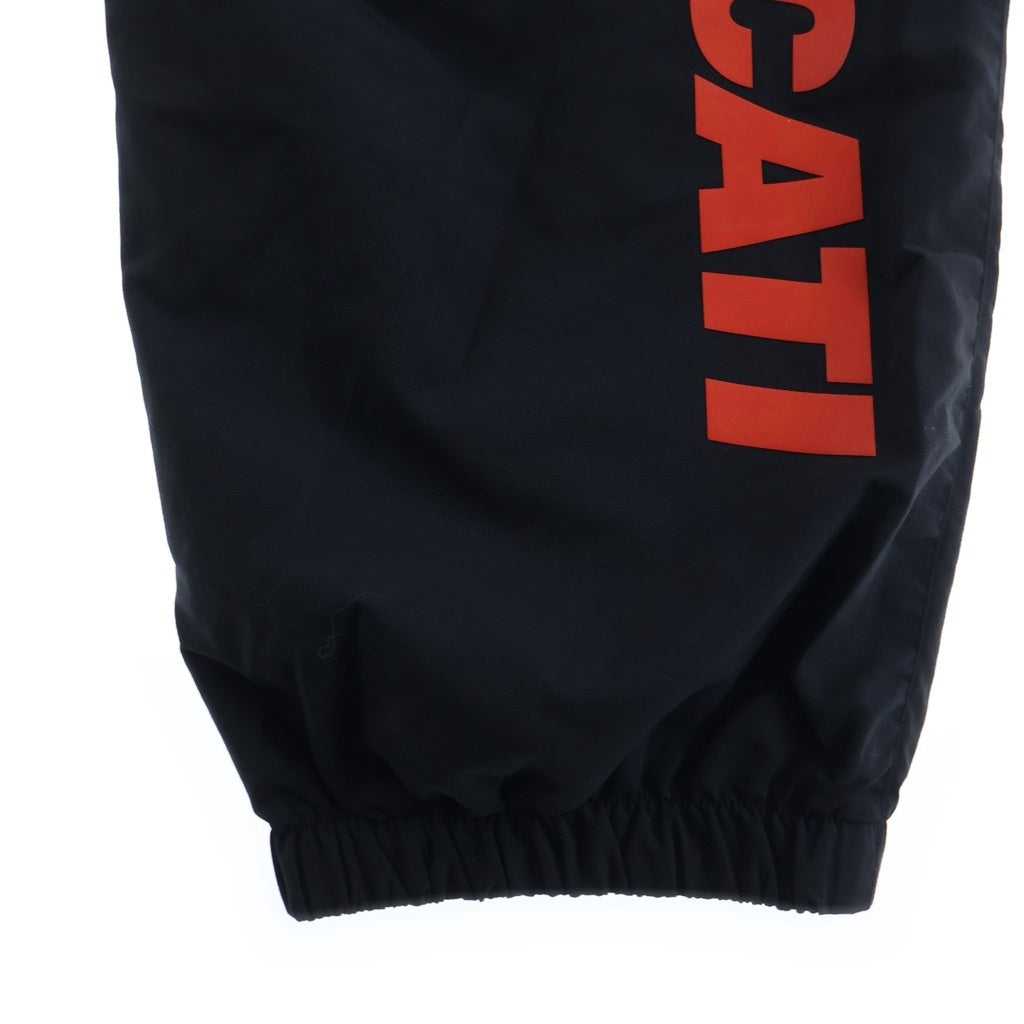 SUPREME(シュプリーム) 24SS ×DUCATI Track Pant ドゥカティ トラック ロゴ エンブロイダリー ワッペン ナイロン パンツ ブラック
