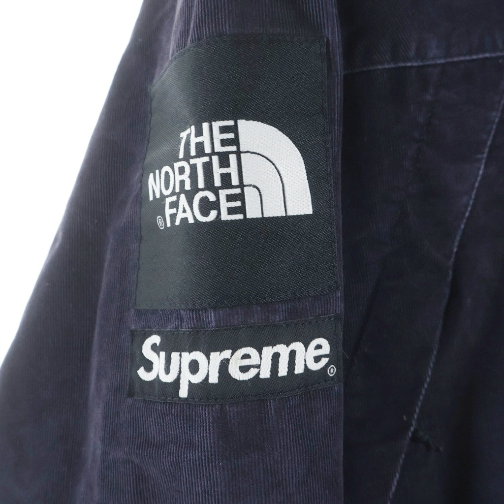SUPREME(シュプリーム) 12AW ×THE NORTH FACE Corduroy Mountain Shell Jacket ザノースフェイス コーデュロイ マウンテンシェルジャケット ネイビー NP01250