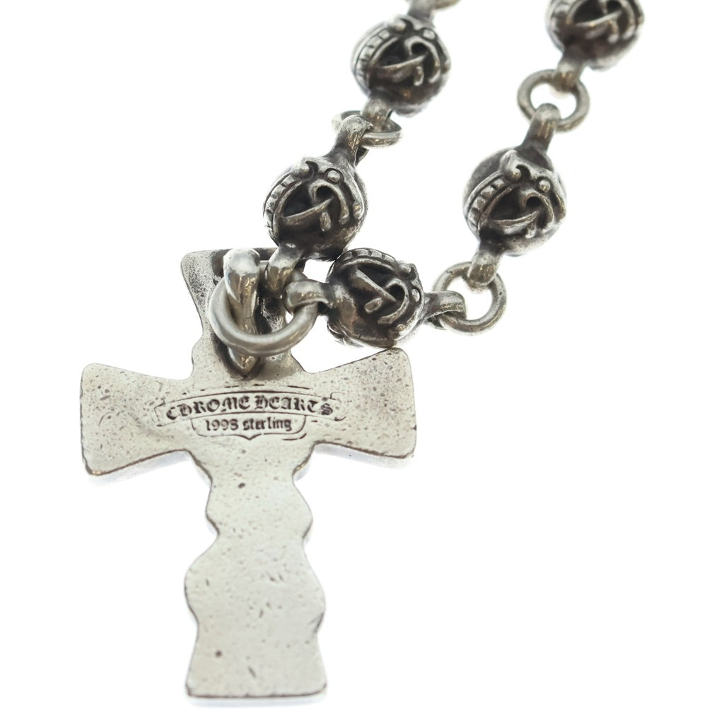 CHROME HEARTS(クロムハーツ) CELTIC CRS BALL ケルティッククロス ケルティックボールチェーンネックレス 20inch シルバー
