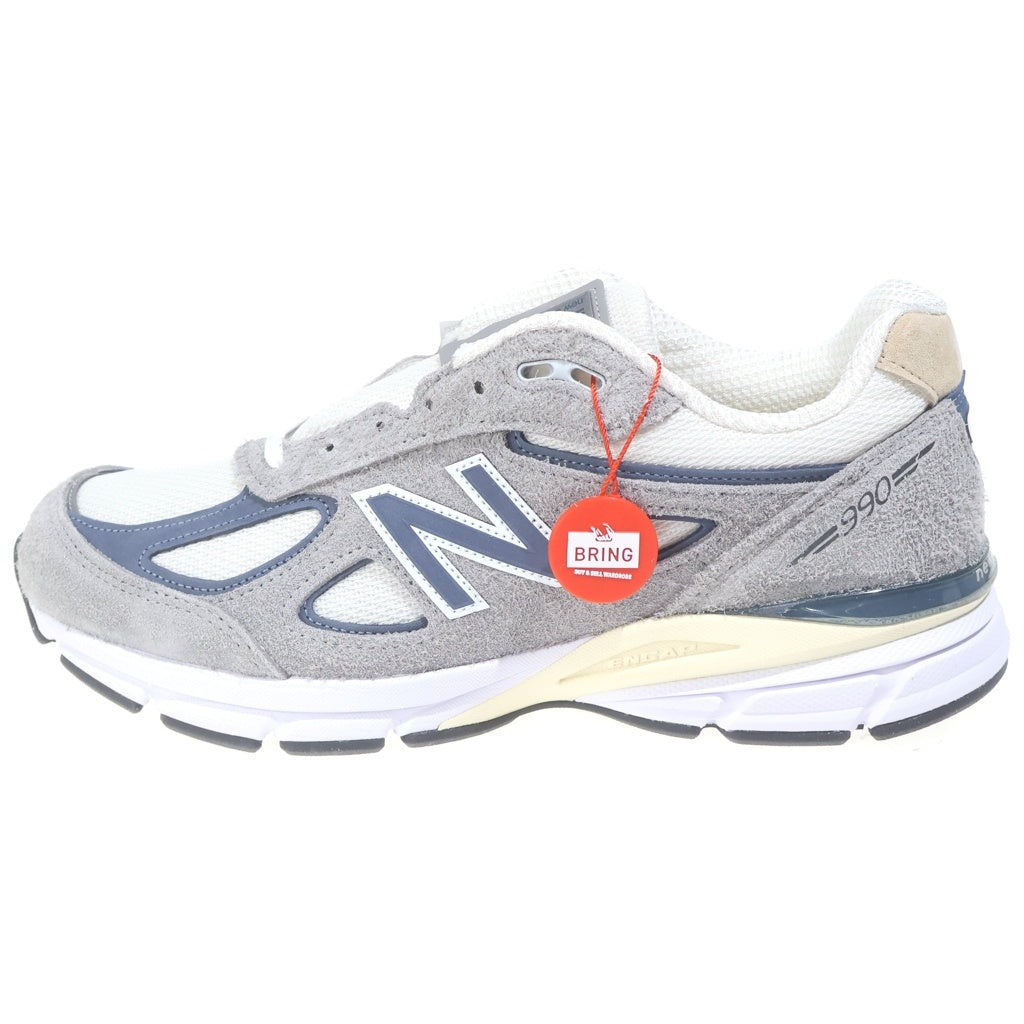New Balance(ニューバランス) U990TA4 USA製 スウェードメッシュローカットスニーカー グレー US10.5/28.5cm