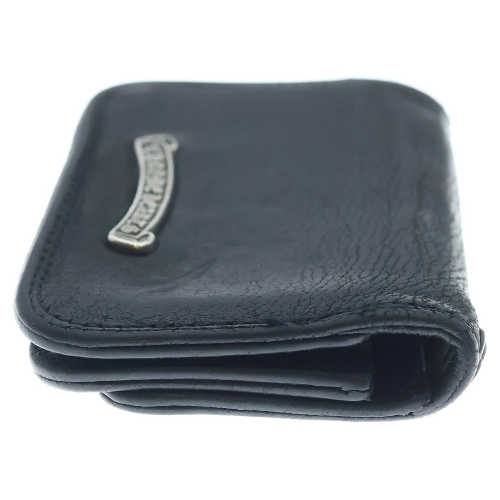 CHROME HEARTS(クロムハーツ) CARD CASE グロメット付き レザーカードケース ブラック