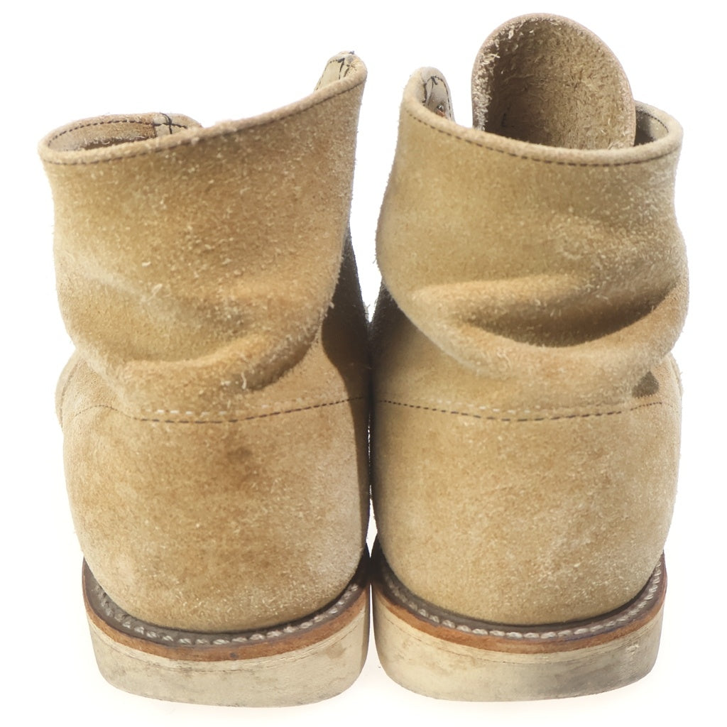 RED WING(レッド ウイング) 90S VINTAGE 8167 6INCH CLASSIC ROUND ヴィンテージ 半円犬タグ スウェードレザー 6インチ クラシックラウンドブーツ ブラウン