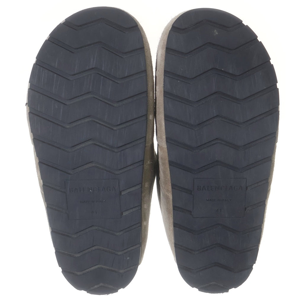 BALENCIAGA(バレンシアガ) 26SS DUMBO MULE ダンボ ヴィンテージ加工 スウェードミュール サンダル ブラウン 852708 WCB42