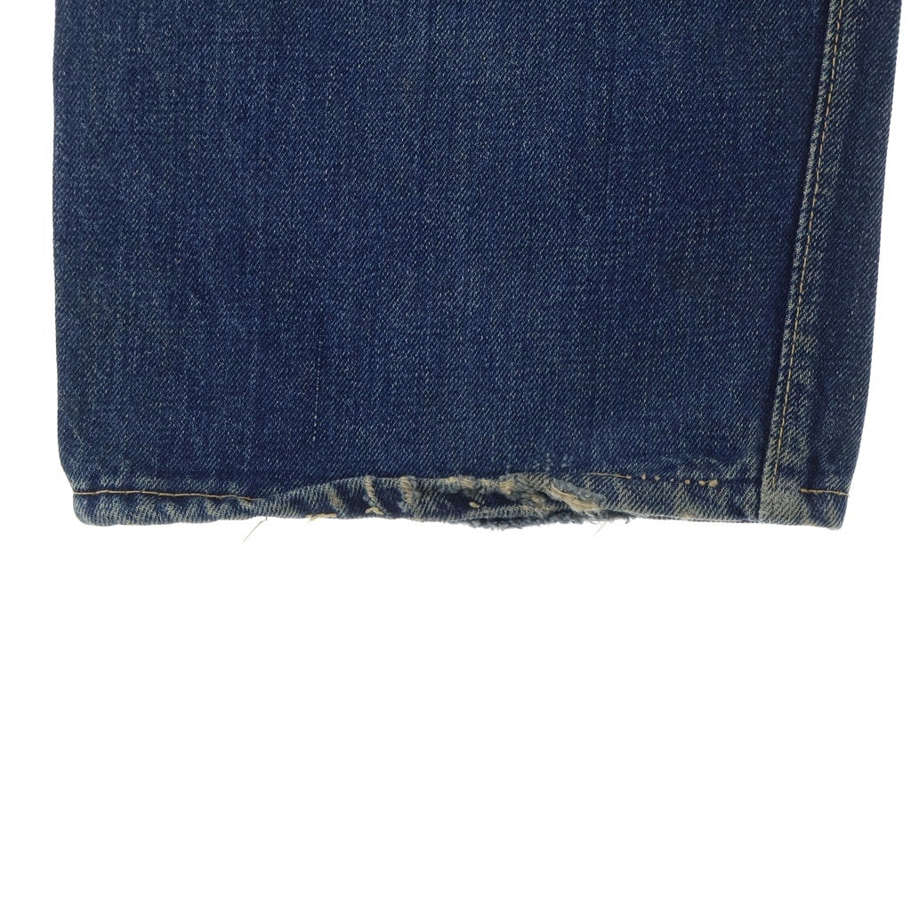Levi's(リーバイス) 60S VINTAGE 501-501 ダブルネーム ボタン裏J ギャラ無し紙パッチ BIG E 不均等V 足長R センターセット ヴィンテージ ボタンフライ デニムパンツ インディゴ