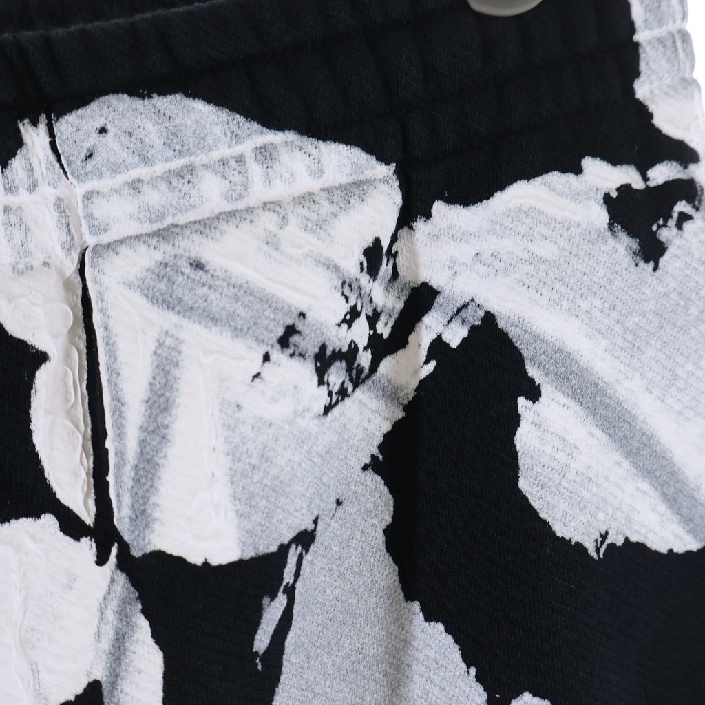 DENIM TEARS(デニムティアーズ) BIG COTTON WREATH SWEATPANTS ビッグコットンリース スウェットパンツ ブラック
