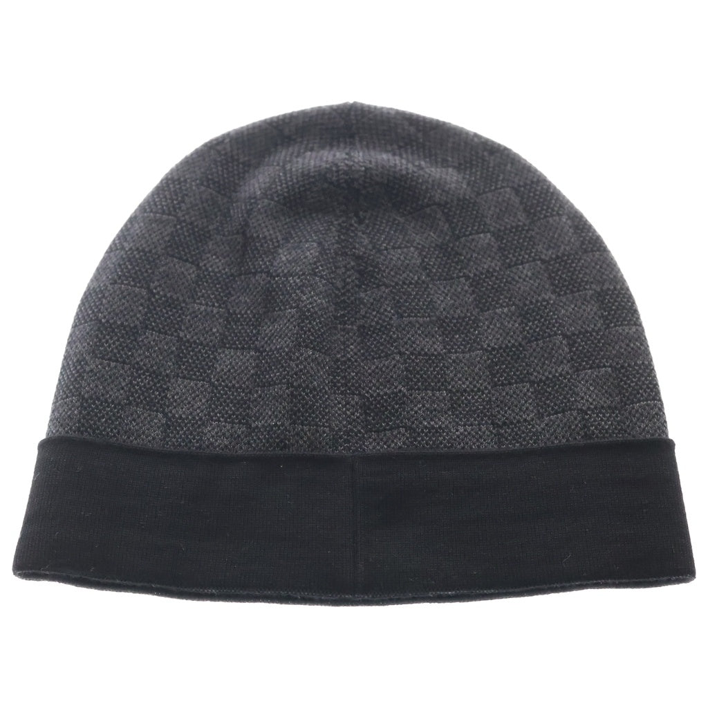 LOUIS VUITTON(ルイヴィトン) ボネ プティダミエ ビーニー ニット帽 帽子 キャップ ブラック M76043 レディース