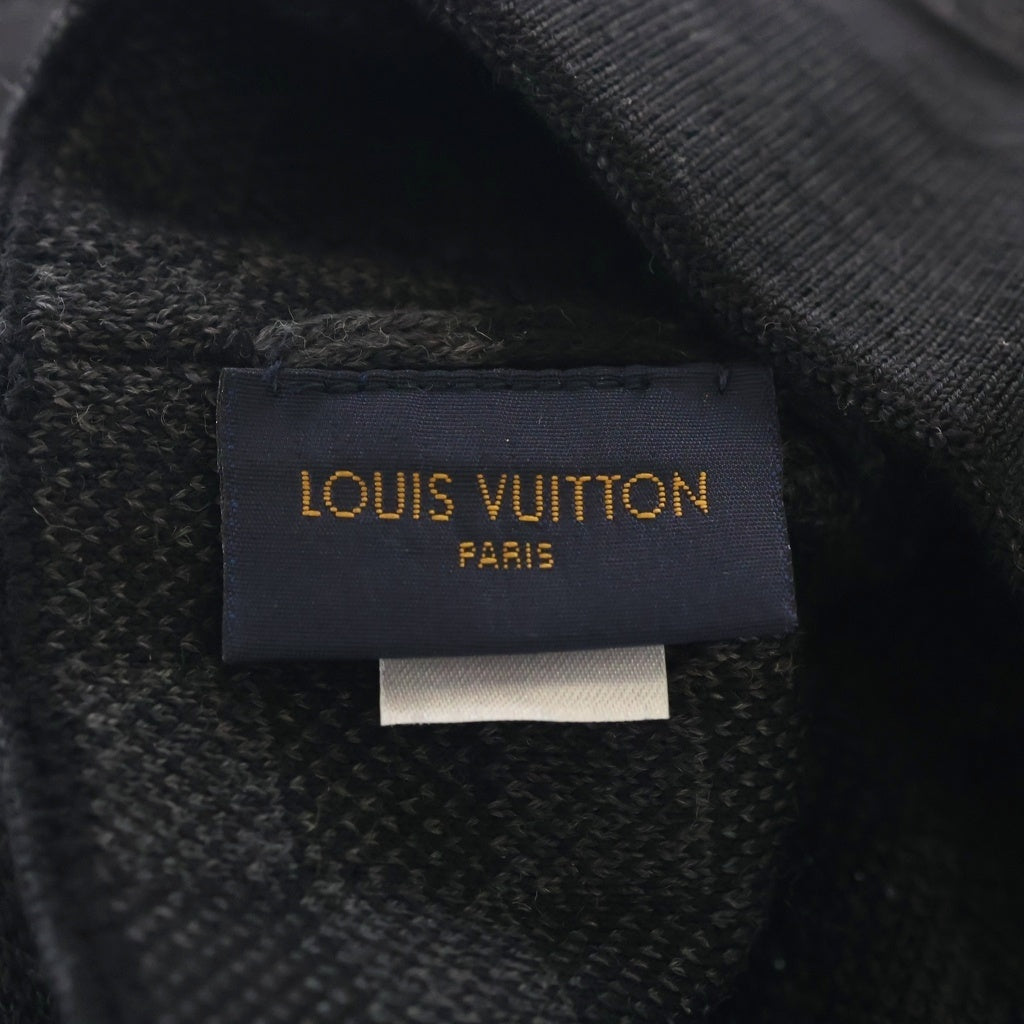 LOUIS VUITTON(ルイヴィトン) ボネ プティダミエ ビーニー ニット帽 帽子 キャップ ブラック M76043 レディース