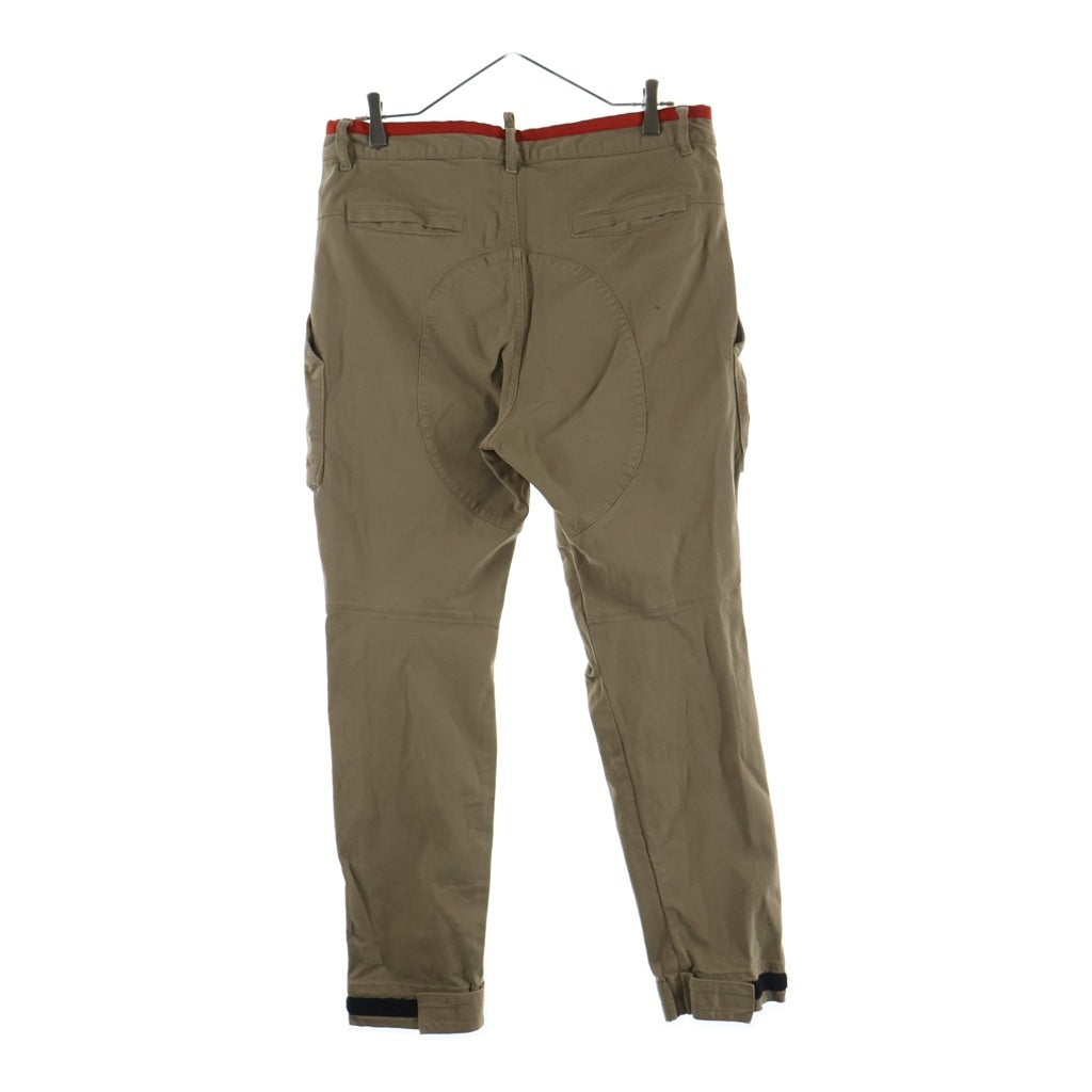 DSQUARED2(ディースクエアード) 23AW SEXY CARGO PANT ボタンフライ セクシー カーゴ パンツ ベージュ S71KB0571 S52240