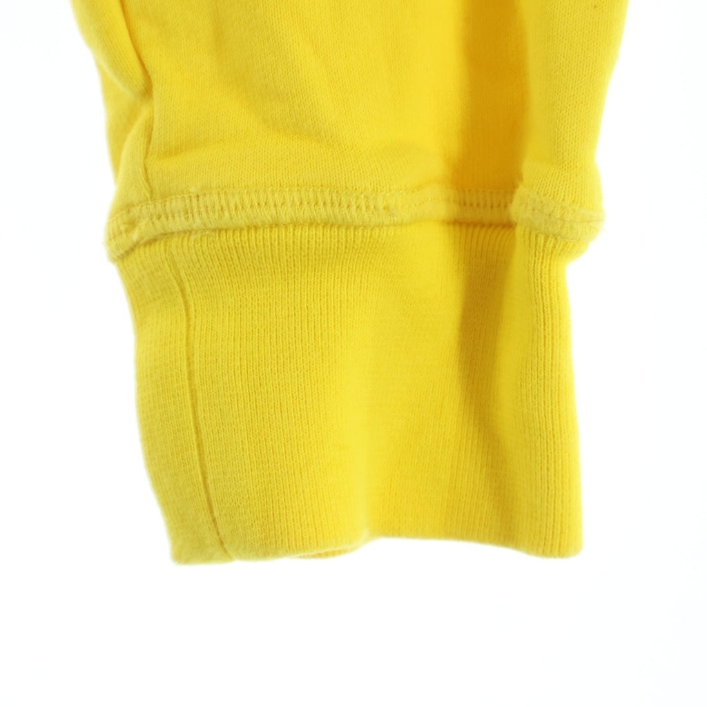 DSQUARED2(ディースクエアード) 22AW ICON SPRAY SWEATSHIRT スプレー ロゴ プリント フーデッド プルオーバー スウェット パーカー イエロー S79GU0055 S25516
